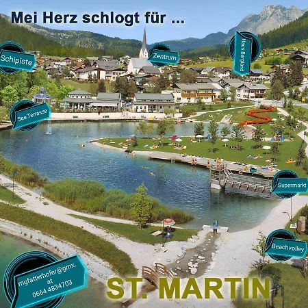 Appartements Haus Bergland Sankt Martin am Tennengebirge Kültér fotó